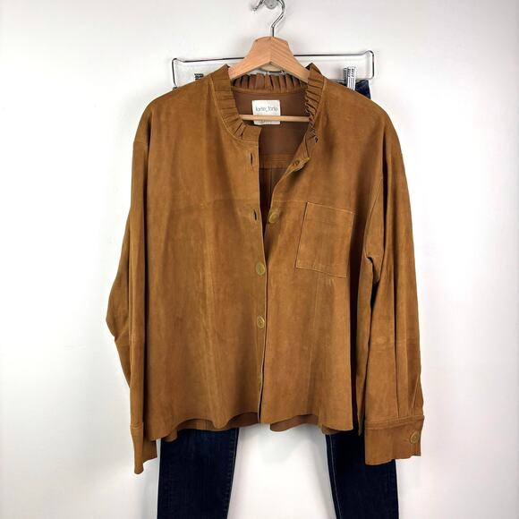Forte Tops - Forte Forte Brown Suede Shirt Western 100% Leather M- Originally $300